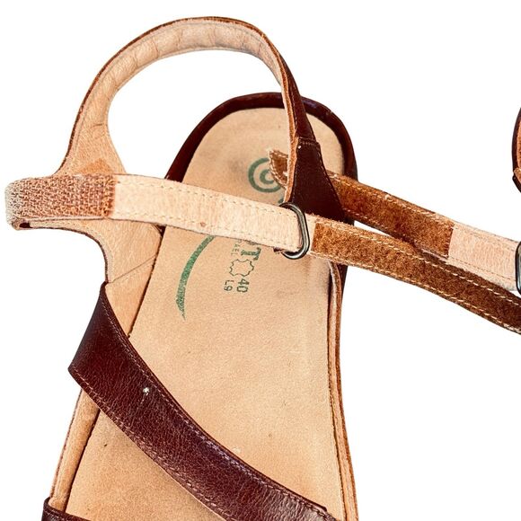 Naot Etera Sandals Women’s EU 40 US 9 Brown Leather Comfort Slingback - Picture 9 of 12